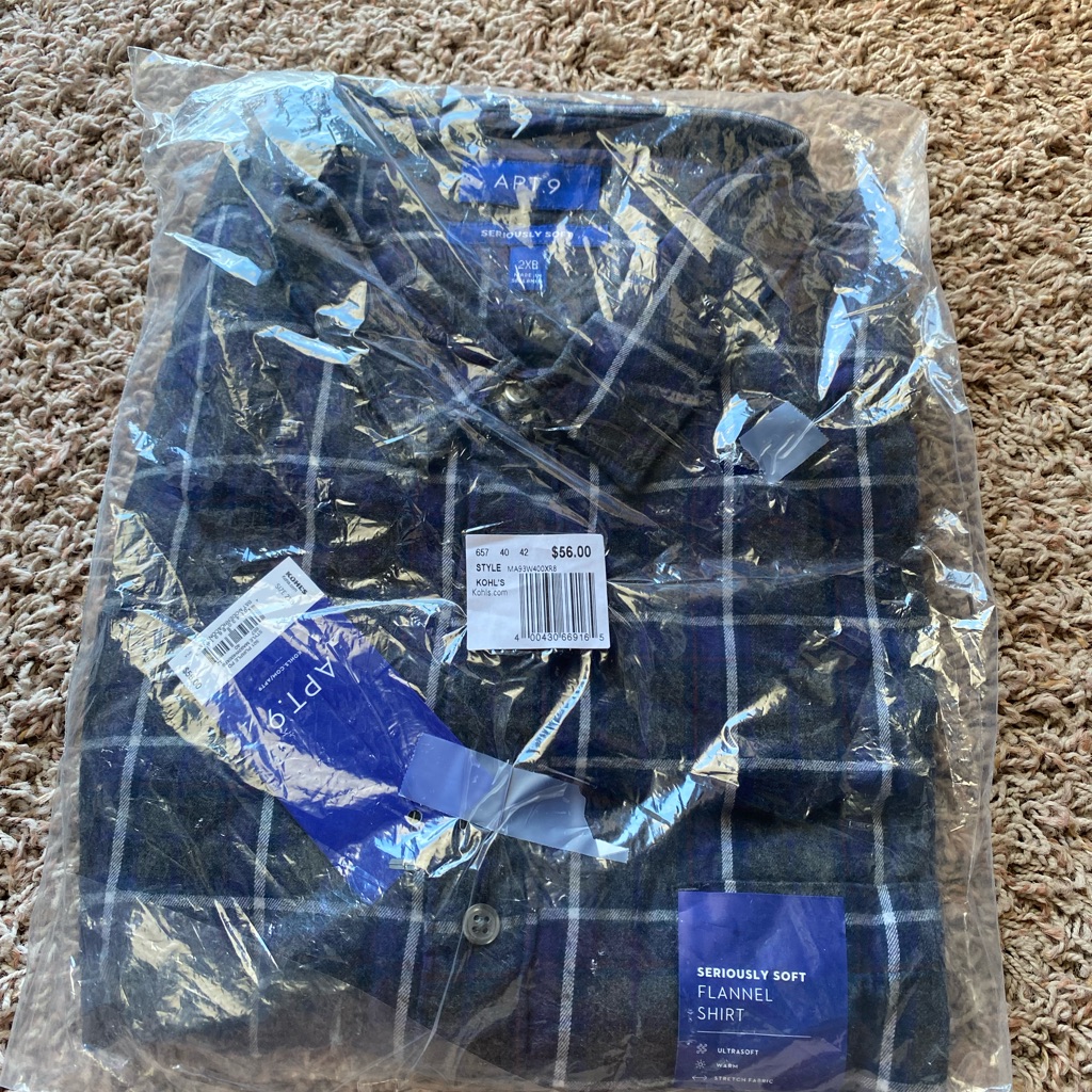 Nwt Apt 9 Seriously Soft Flannel Shirt